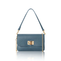 Leather Clutch Bag with Straps