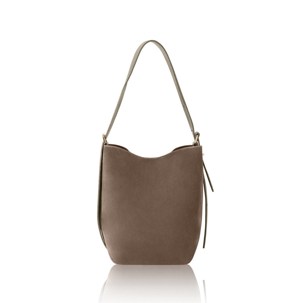 Suede Bucket Bag