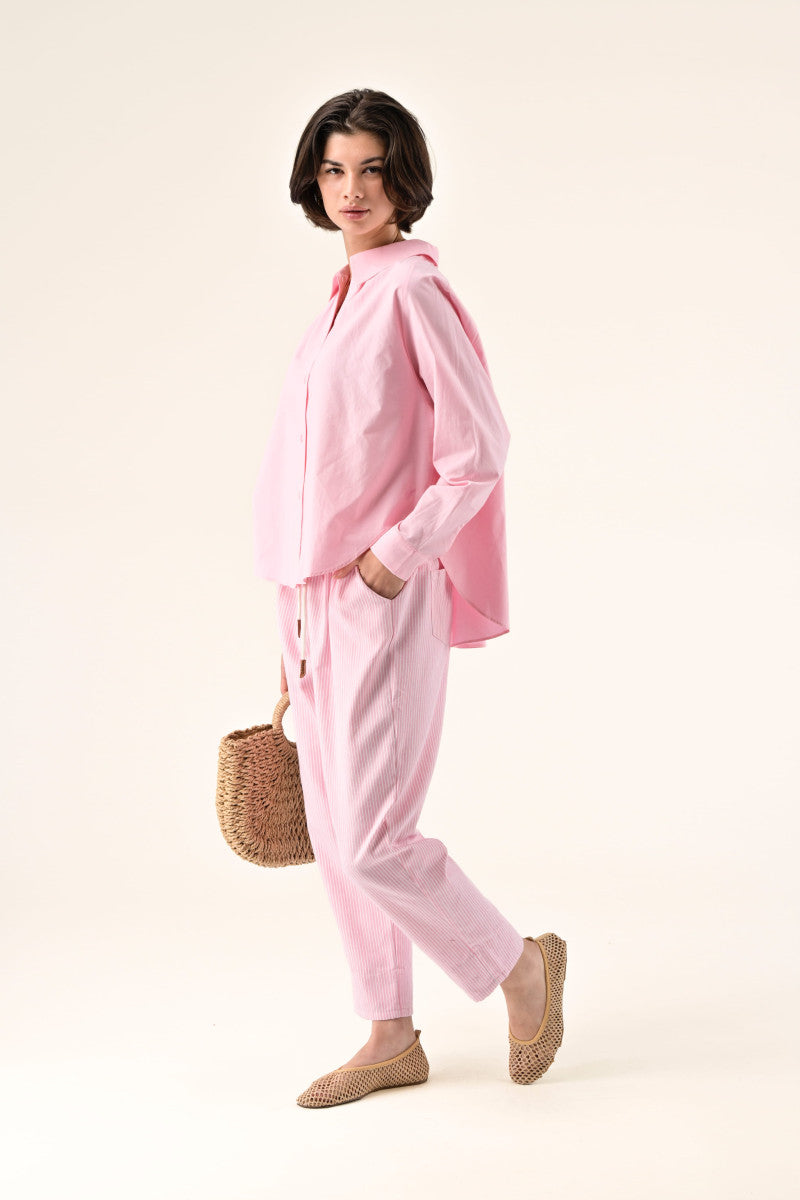 Lola Trousers | Pink Stripe