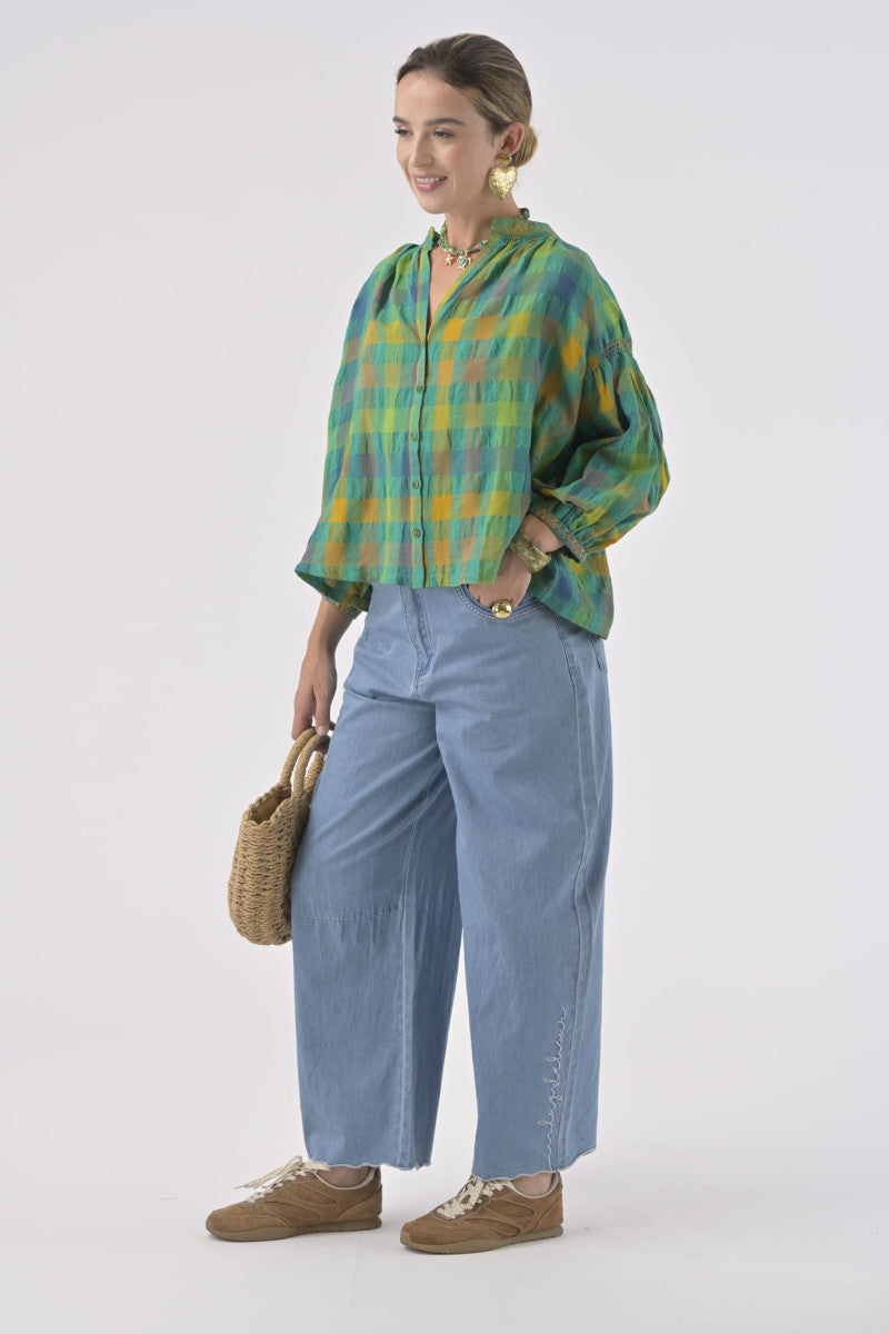 Daniele Shirt | Green Checks