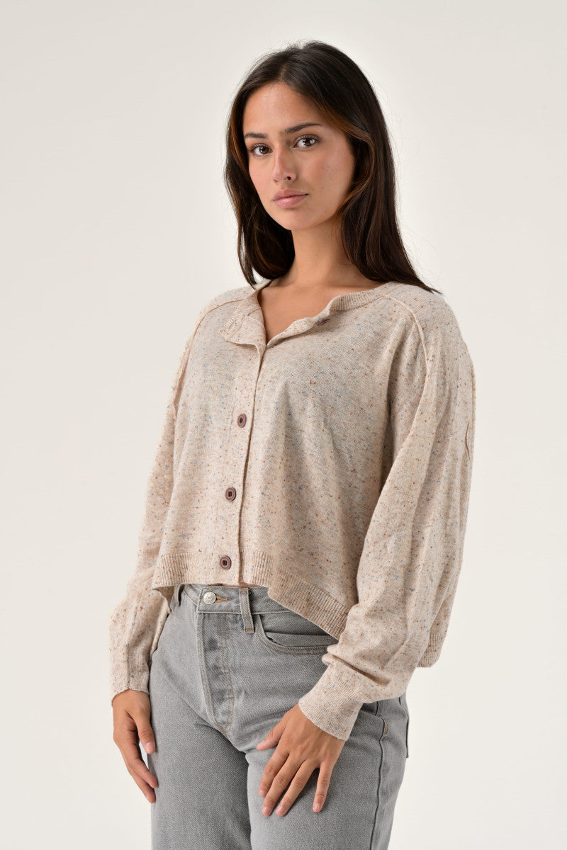 Maelie Cardigan | Ecru