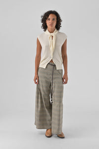 Nalali Vest with Scarf | Ecru
