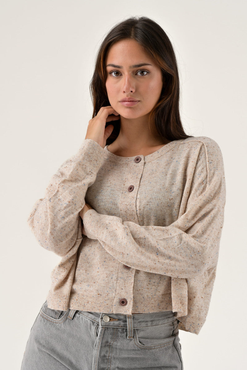 Maelie Cardigan | Ecru