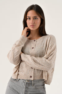 Maelie Cardigan | Ecru