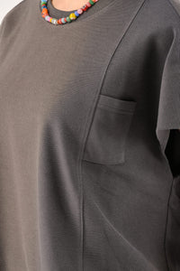 Ava T-Shirt | Carbon