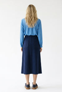 Sabrina Cord Skirt | Navy