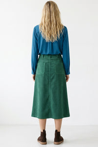 Sabrina Cord Skirt | Eden Green