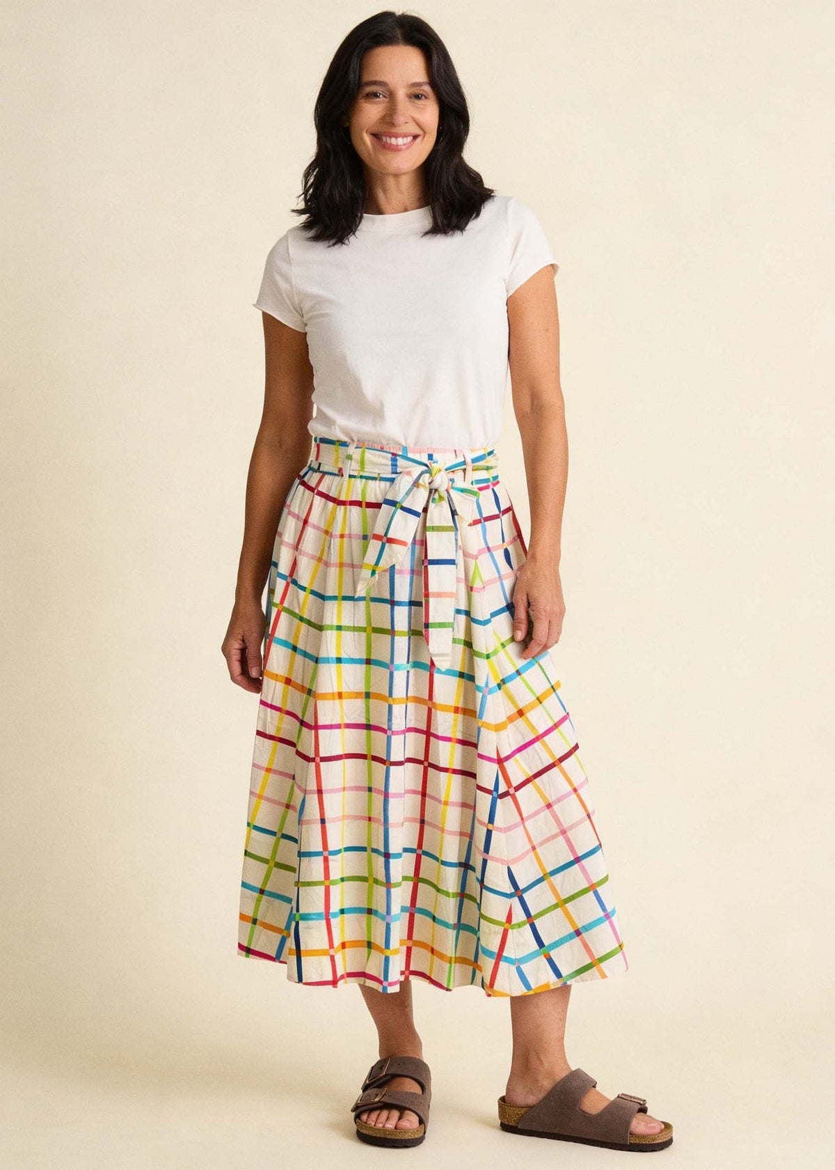 Suzi Skirt in Pop Geo