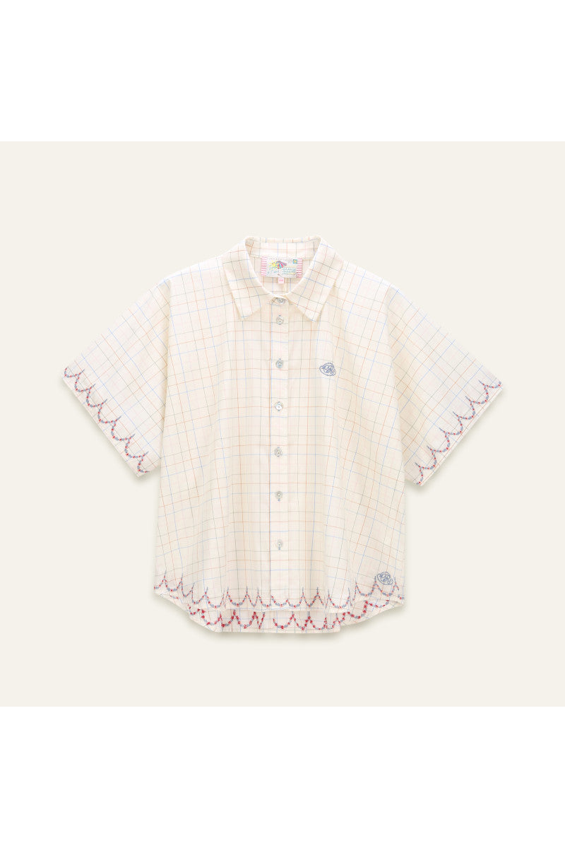 Malone Shirt | Embroidered Check