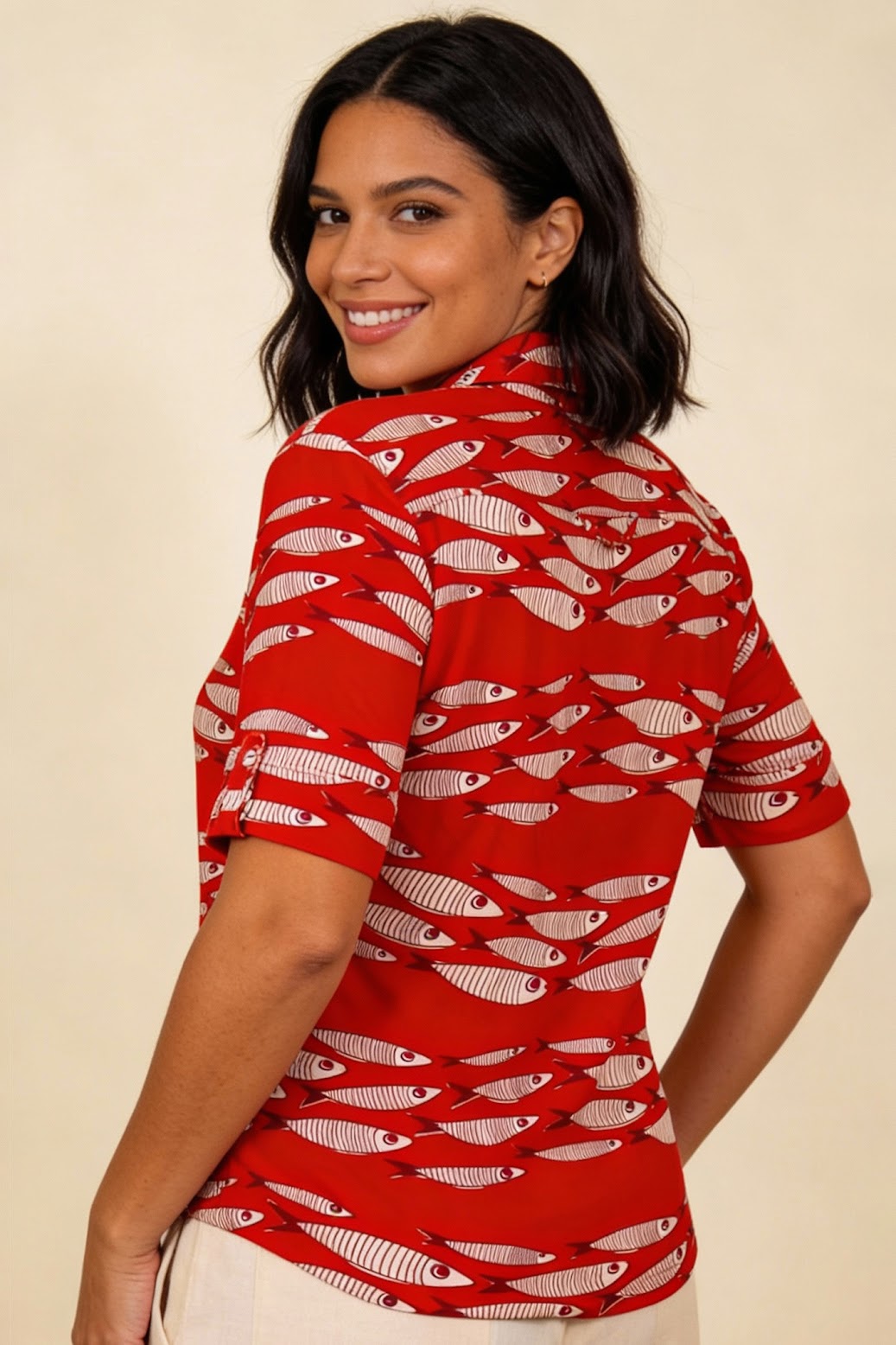 Val Fish Top | Red