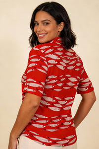 Val Fish Top | Red